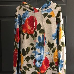 Flamingo Urban Floral Hoodie
